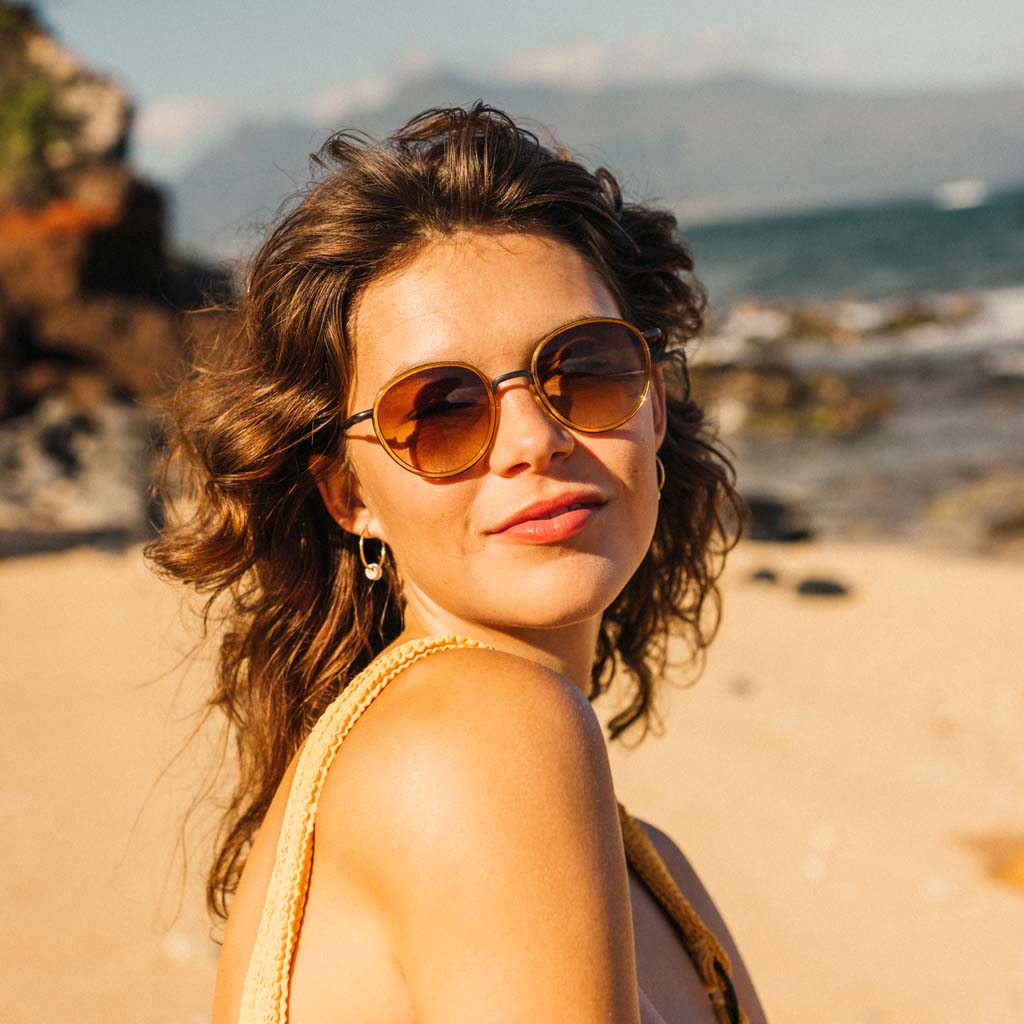 Baia Sunski SUN-BA-HSE Sunglasses One Size / Honey Sepia