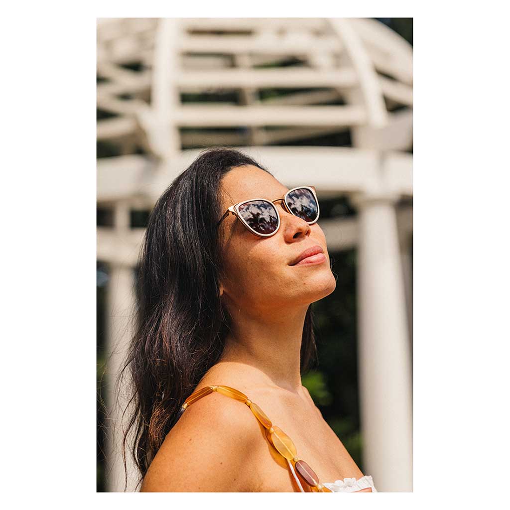 Catalina Sunski SUN-CT-IAM Sunglasses One Size / Ivory Amber