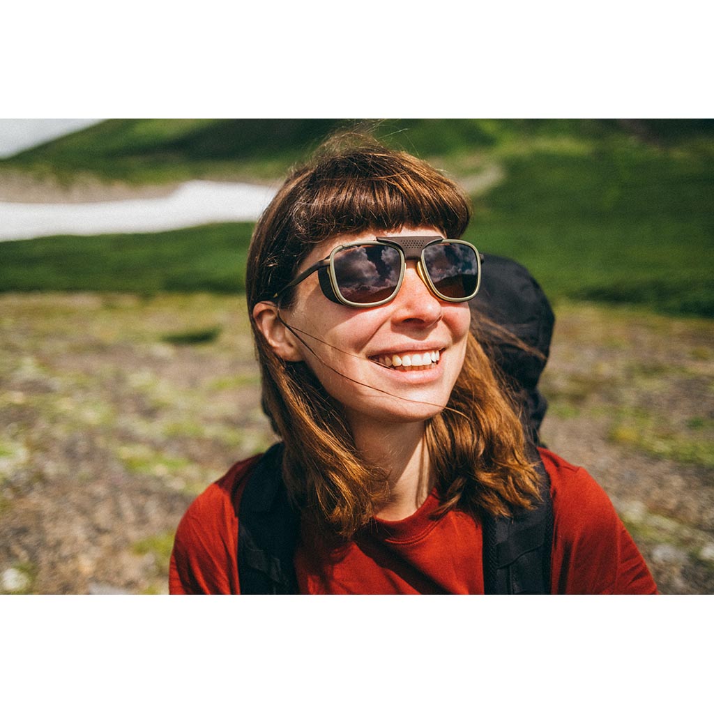 Ferrata Sunski SUN-FE-OAM Sunglasses One Size / Olive Citrine Amber