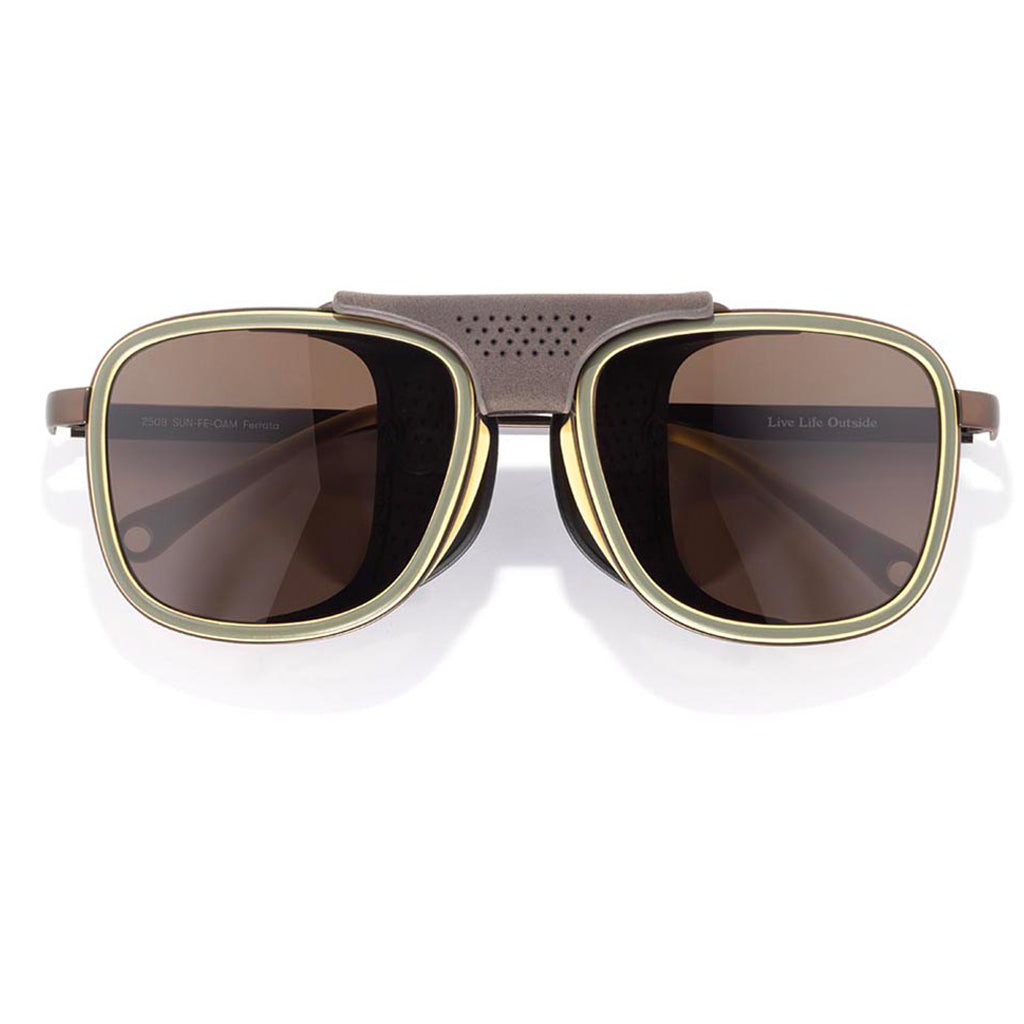 Ferrata Sunski SUN-FE-OAM Sunglasses One Size / Olive Citrine Amber