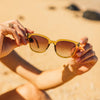 Miho Sunski SUN-MI-SSE Sunglasses One Size / Seaweed Sepia