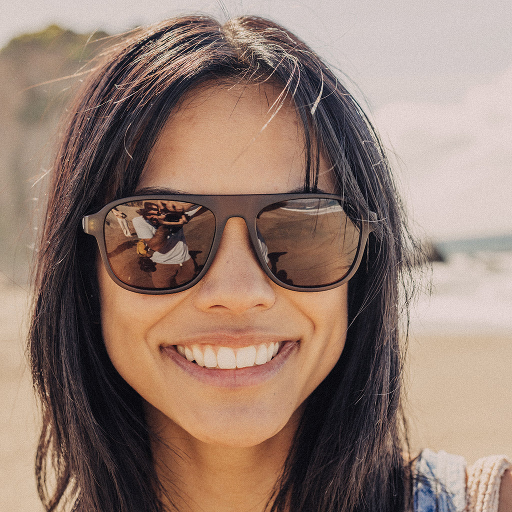 Shoreline Sunski SUN-SH-OAM Sunglasses One Size / Olive Amber