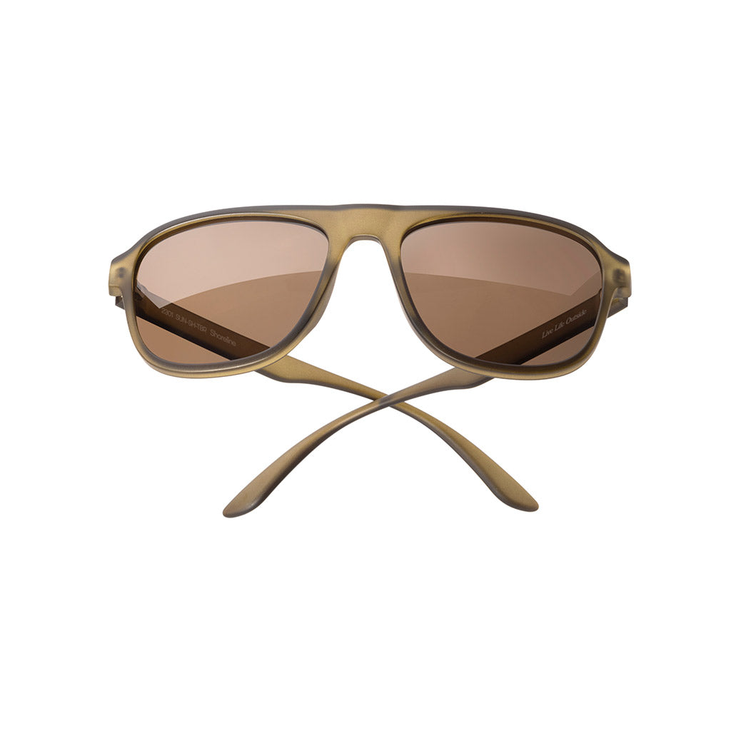 Shoreline Sunski SUN-SH-OAM Sunglasses One Size / Olive Amber