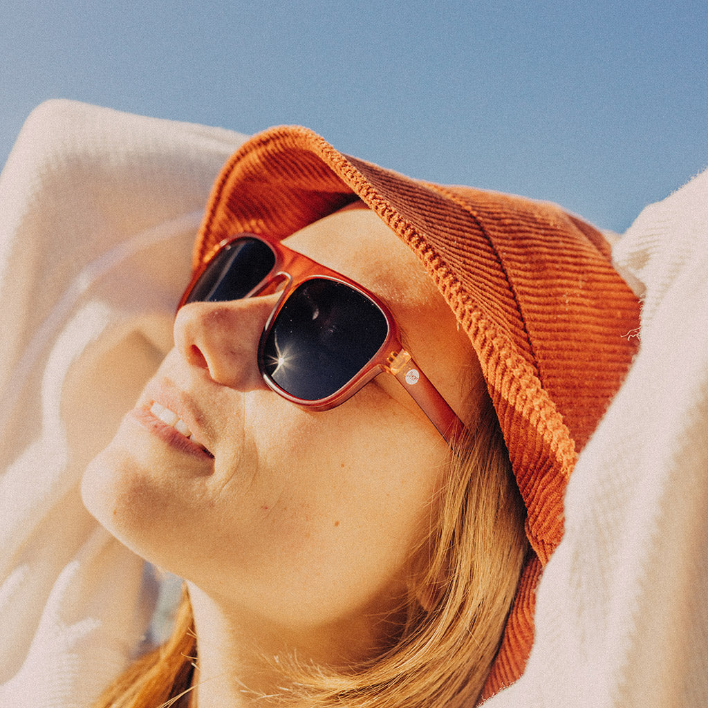 Shoreline Sunski SUN-SH-RSL Sunglasses One Size / Rust Slate