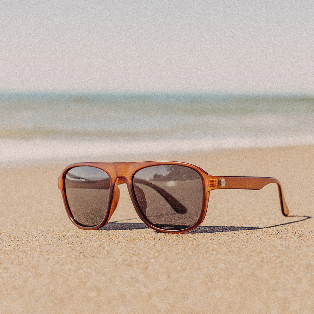 Shoreline Sunski SUN-SH-RSL Sunglasses One Size / Rust Slate