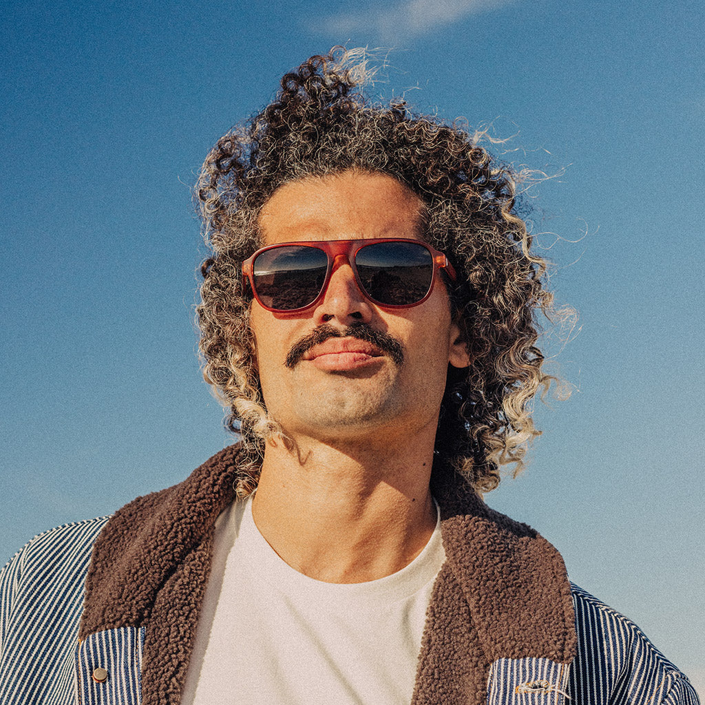 Shoreline Sunski SUN-SH-RSL Sunglasses One Size / Rust Slate