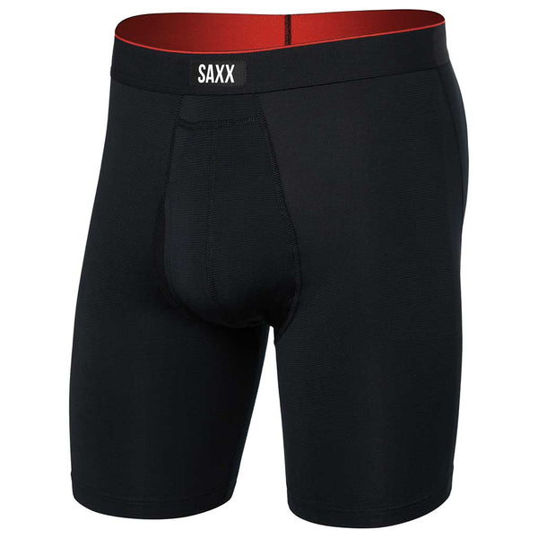 Multi-Sport Mesh Long Boxer Brief Fly