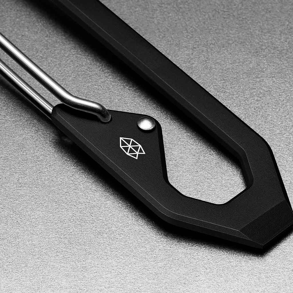 The Holcombe The James Brand ES210900-10 Keyrings One Size / Black/Stainless