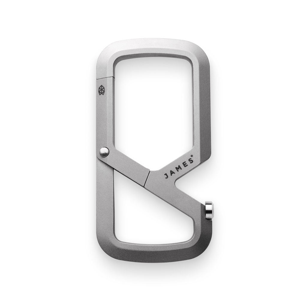 The Mehlville The James Brand ES201930-10 Keyrings One Size / Titanium