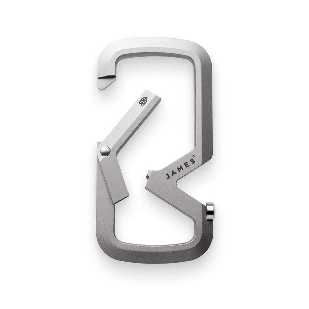 The Mehlville The James Brand ES201930-10 Keyrings One Size / Titanium