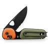 The Redstone The James Brand KN118197-01 Pocket Knives One Size / OD Green / Orange / Black