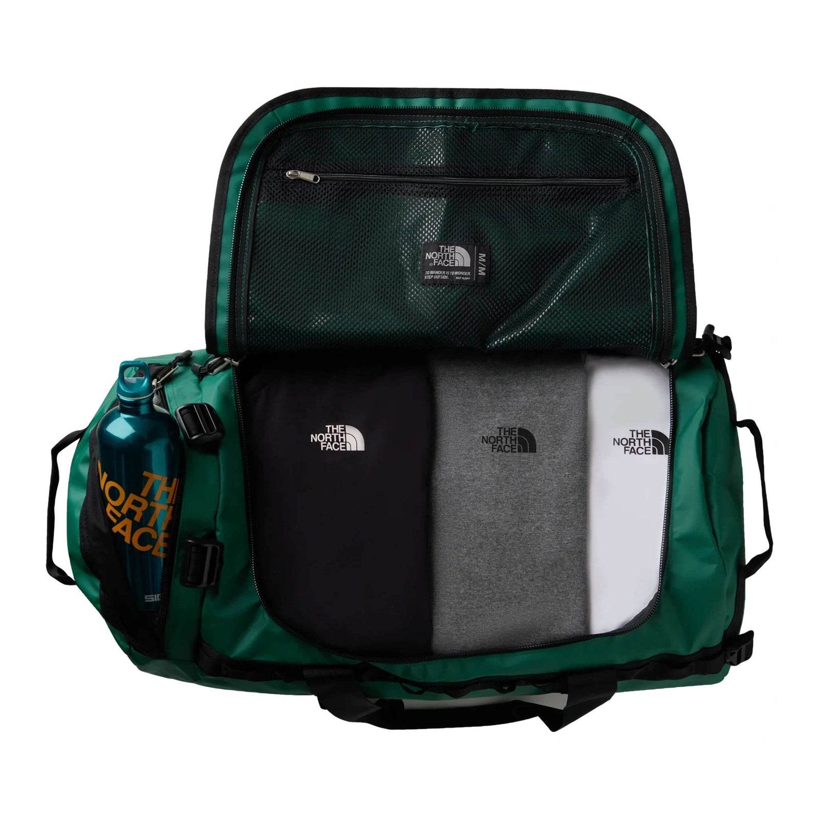 Base Camp Duffle - M The North Face NF0A52SAS9W-OS Duffle Bags 71L / Evergreen/TNF Black