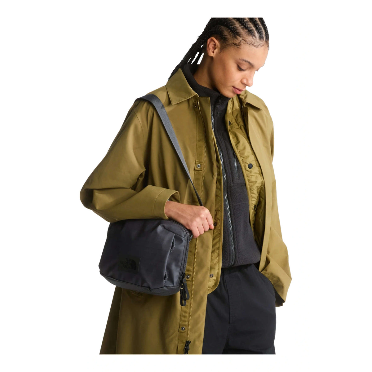 Base Camp Voyager Pro | Crossbody The North Face NF0A8GJBWUO-OS Crossbody Bags One Size / Anthracite Grey/TNF Black