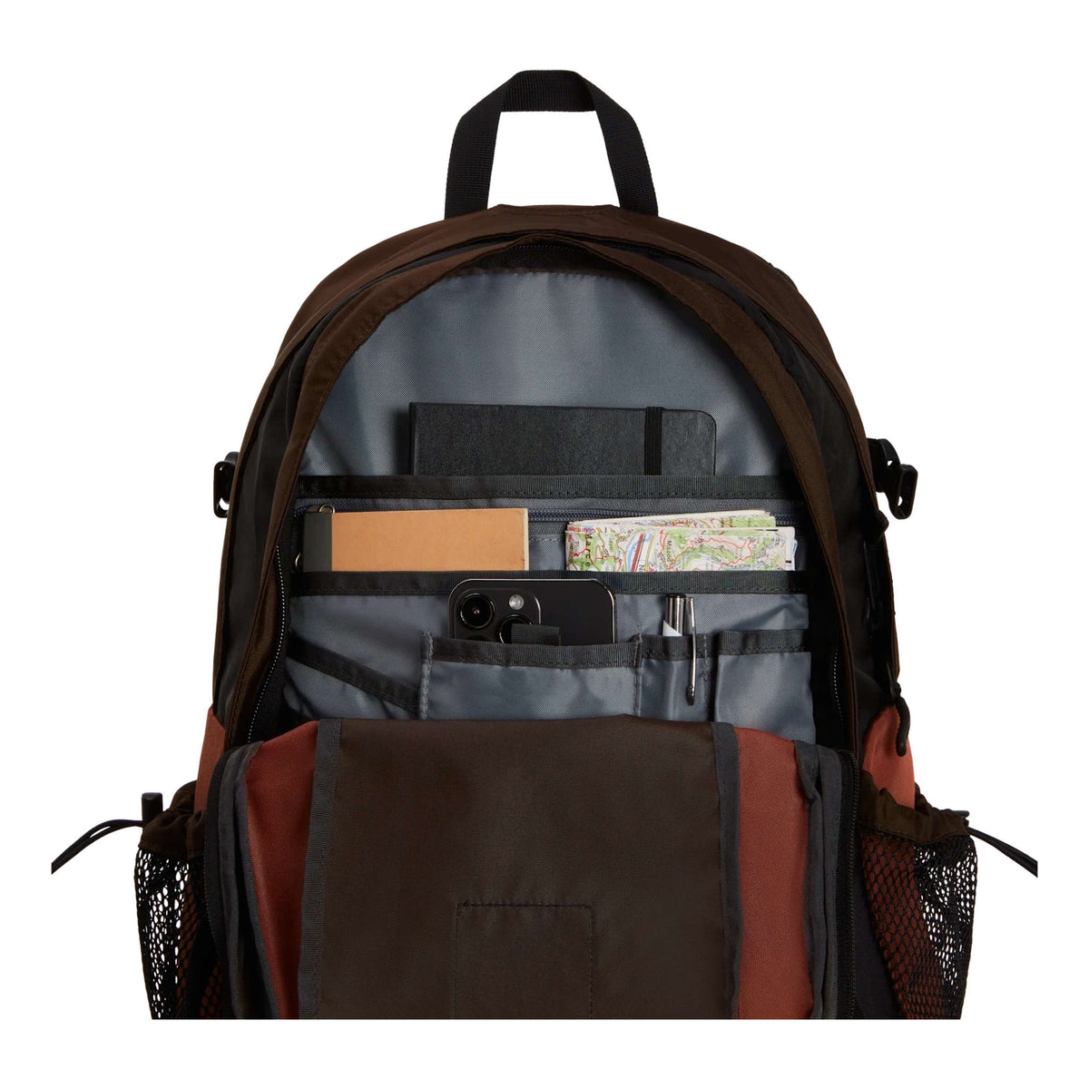 Hot Shot SE Backpack The North Face NF0A3KYJ929-OS Backpacks 30L / Dark Chestnut/Copper Silt/TNF Black