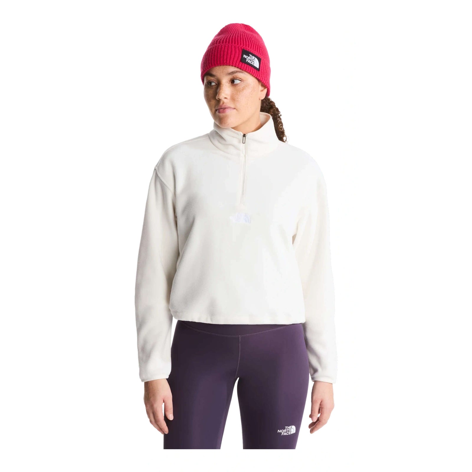 Novelty Logo Glacier | 1/4 Zip | Women's The North Face Women's Fleece Jackets