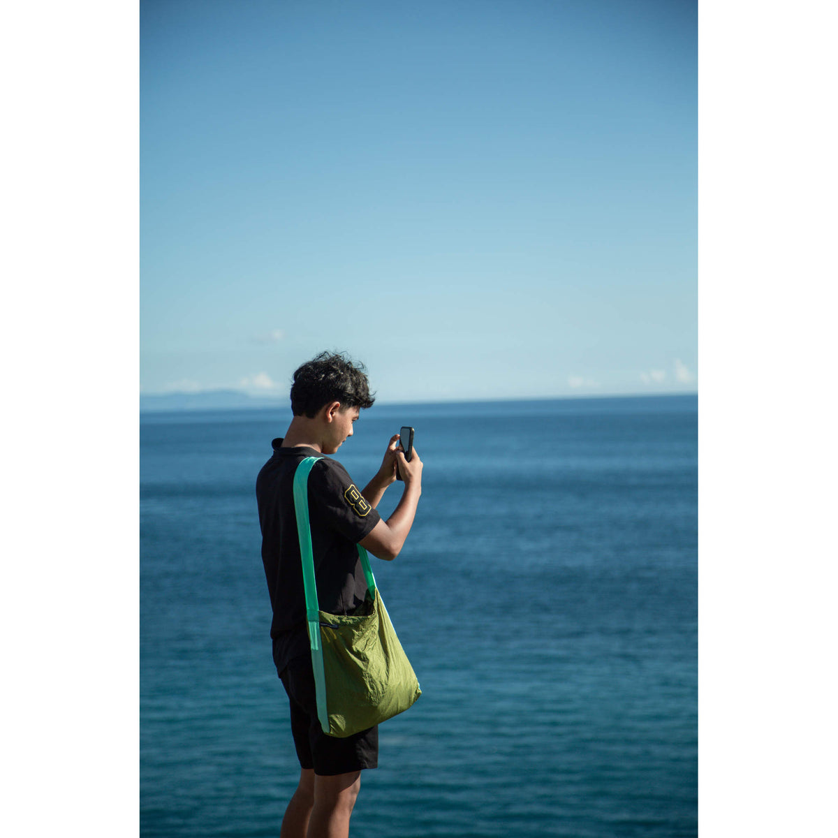 Eco Bag Ticket To The Moon TMEBS8988 Tote Bags 10L / Petrol Green/Exotic Ocean