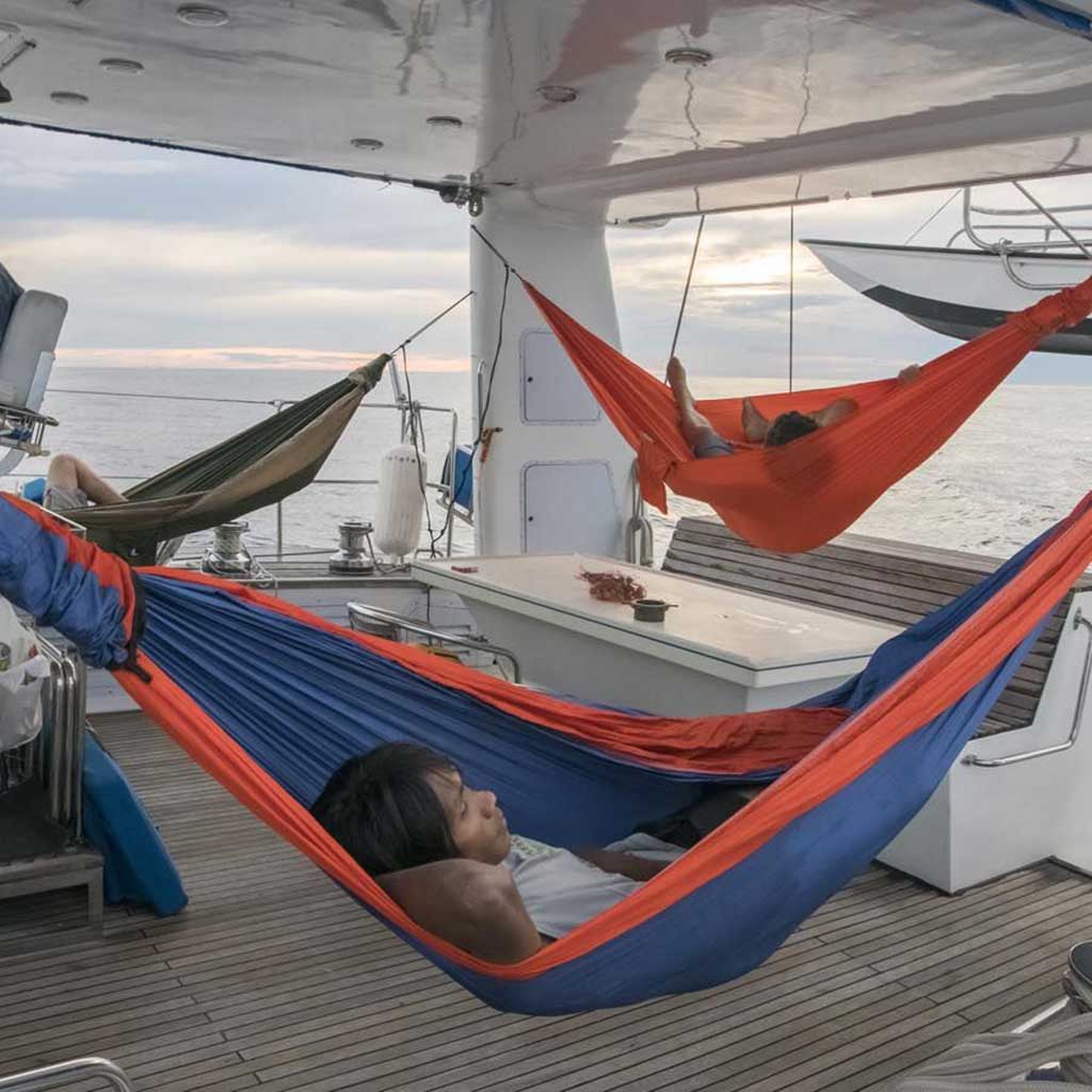 King Size Hammock Ticket to the Moon TMK0808 Hammocks King / Brown