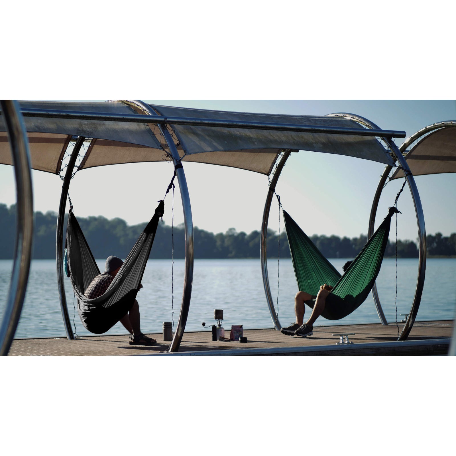 Lightest Hammock Ticket To The Moon TMLR54 Hammocks 320 x 140 cm / Grey