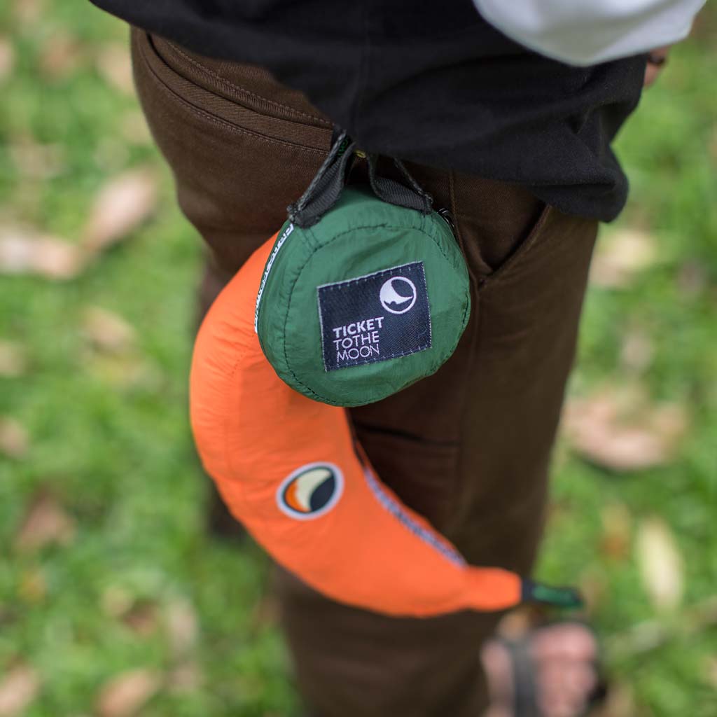 Lightest Straps (Set of 2) Ticket To The Moon TMLSTRAP Hammock Accessories One Size / Black/Green