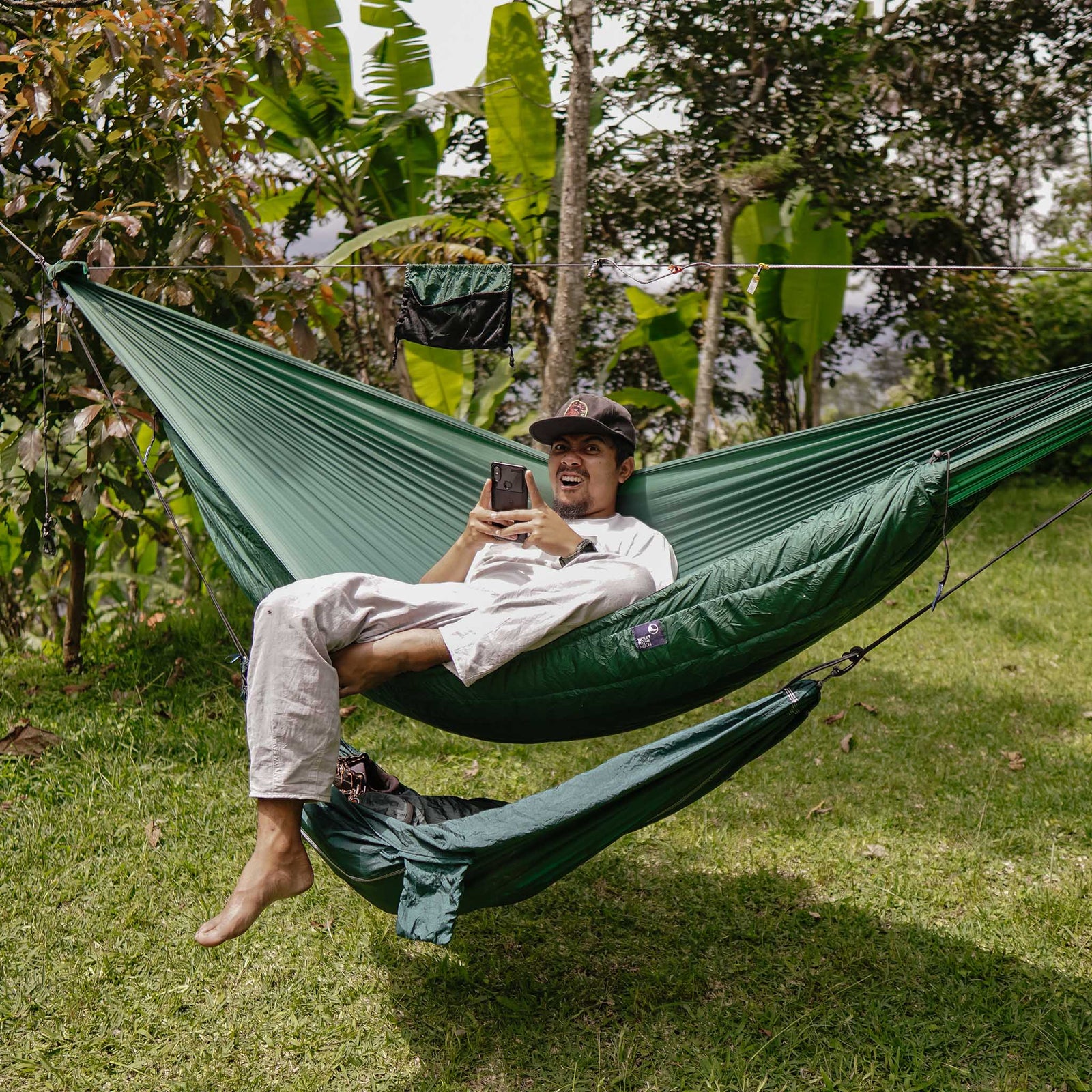 Mini Hammock Set Ticket To The Moon TMMINI03 Hammocks 160 x 100 cm / Dark Grey
