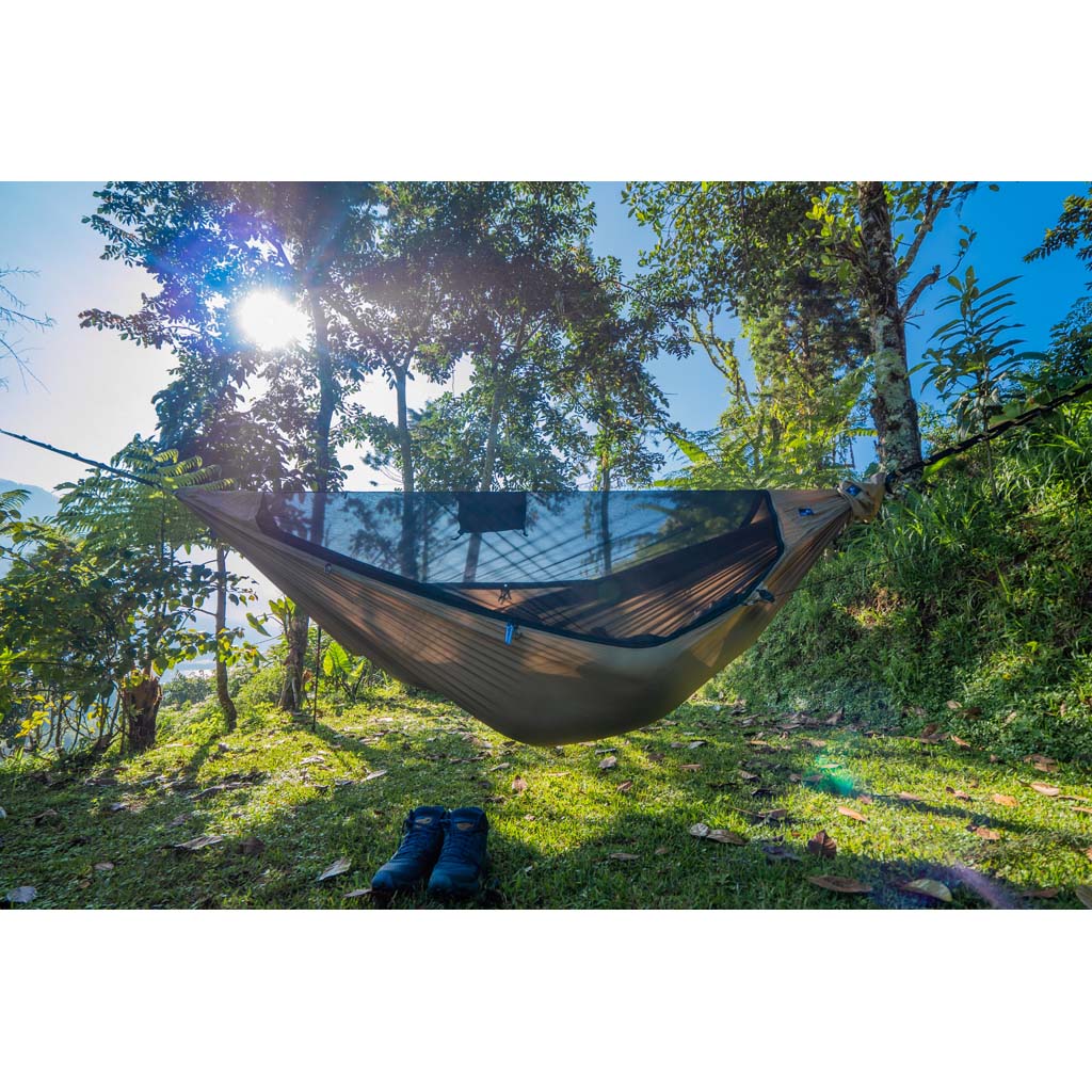 Pro Hammock Ticket To The Moon TMPRO0807 Hammocks 325 x 170cm / Brown/Black