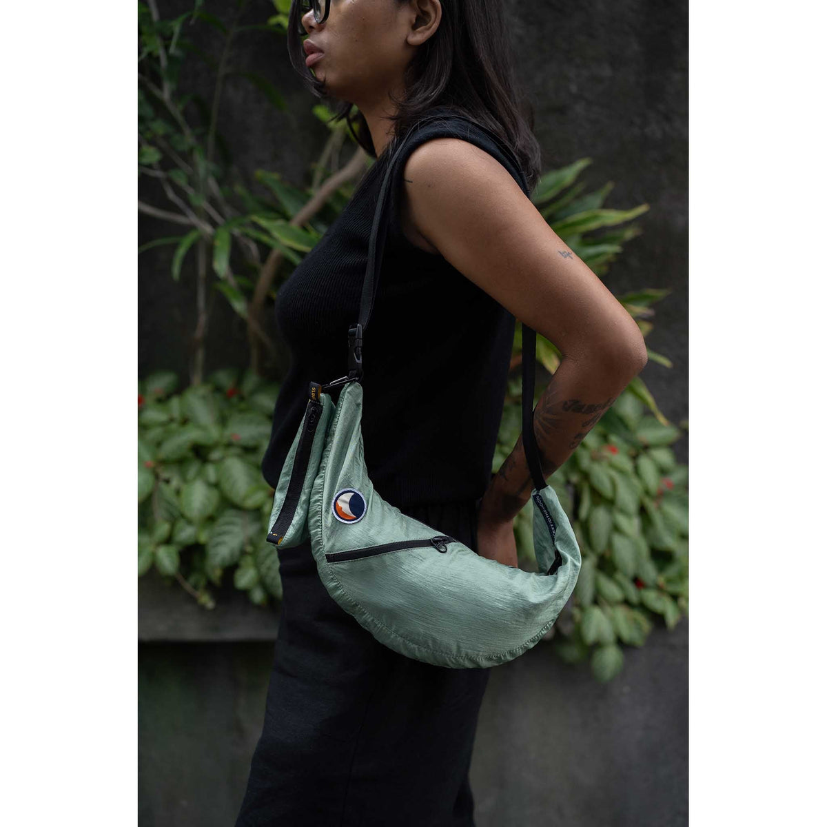 Sling Bag Basic Ticket To The Moon TMSLBB73 Sling Bags One Size / Jade Green