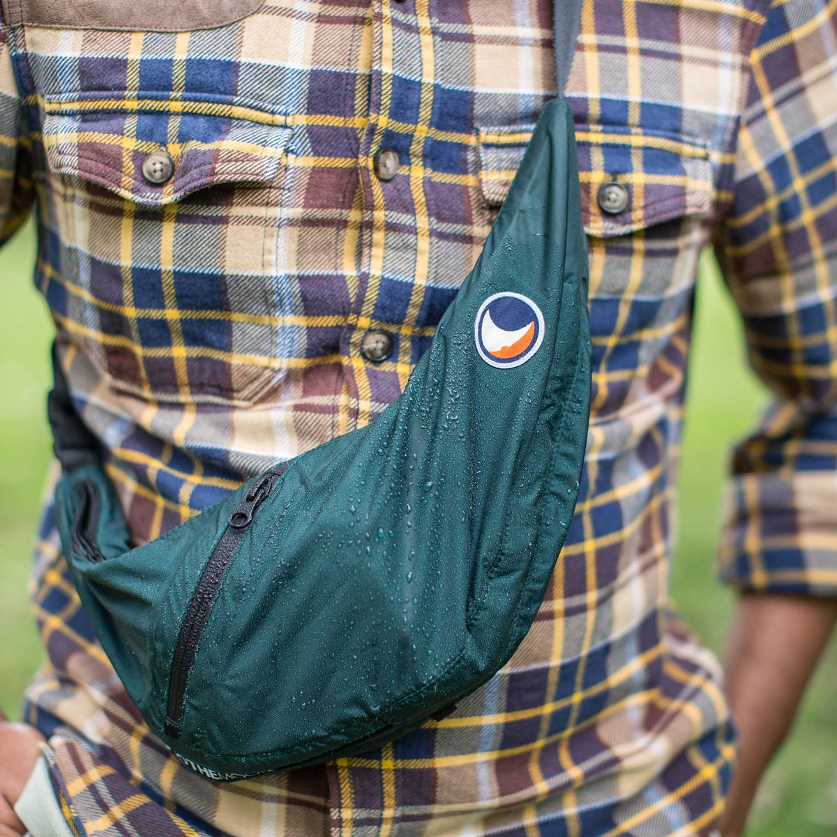 Sling Bag | Water Resistant Ticket To The Moon TMSLBWR105 Sling Bags One Size / Green
