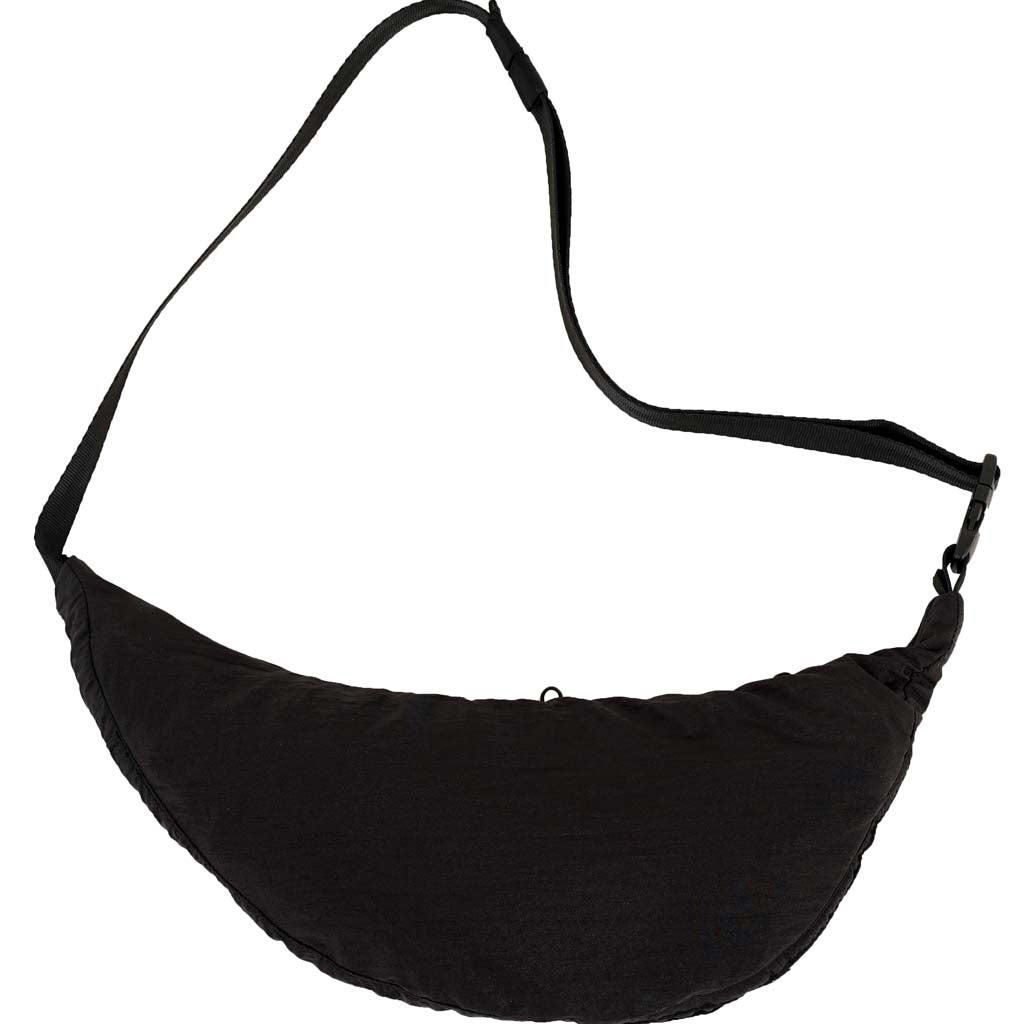 Upcycled Sling Bag Ticket To The Moon TMSLB0707 Sling Bags One Size / Black