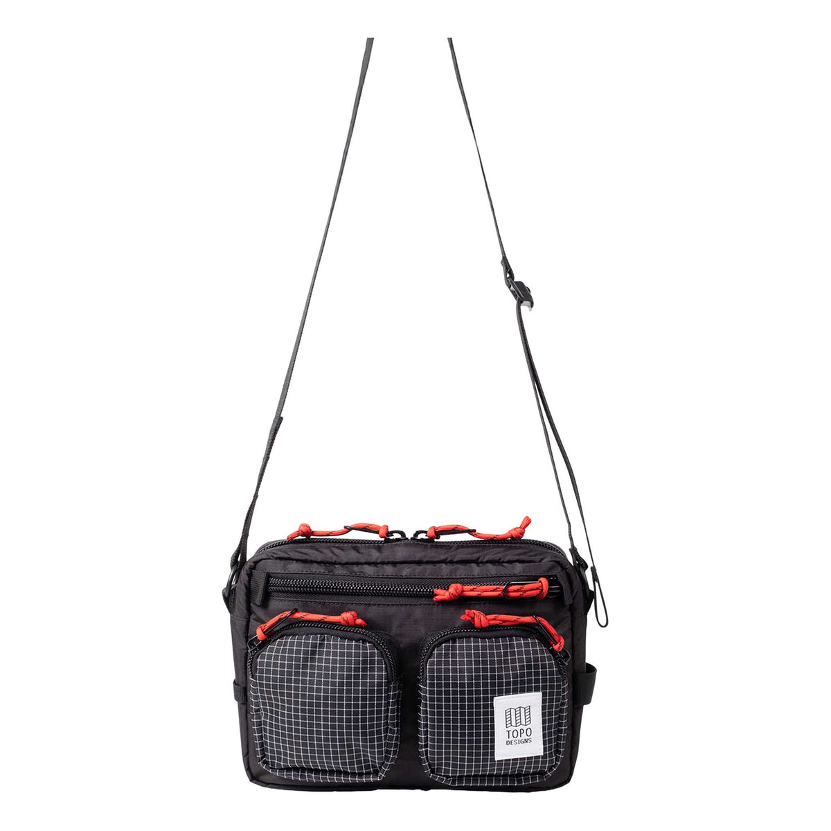 Block Bag Topo Designs 931602961 Crossbody Bags One Size / Black/Grid