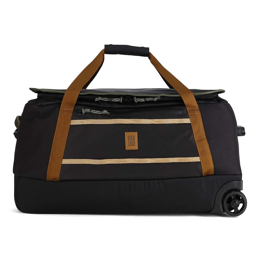 Mountain Duffle Roller 90L Topo Designs 931513024000 Rolling Duffle Bags 90L / Black/Neutral