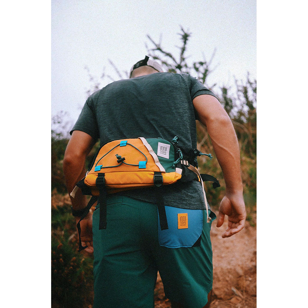 Mountain Hydro Hip Pack Topo Designs 932429755 Sling Bags 4.4L / Mustard/Forest