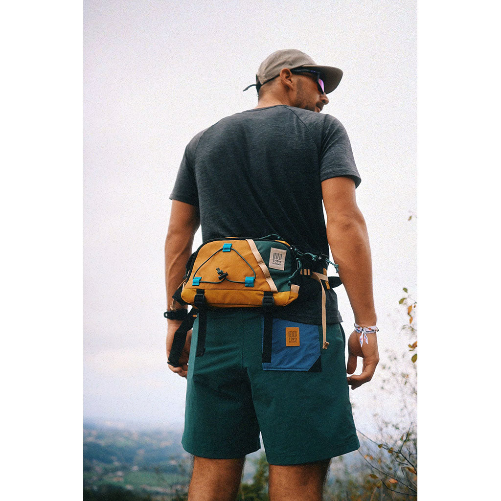 Mountain Hydro Hip Pack Topo Designs 932429755 Sling Bags 4.4L / Mustard/Forest
