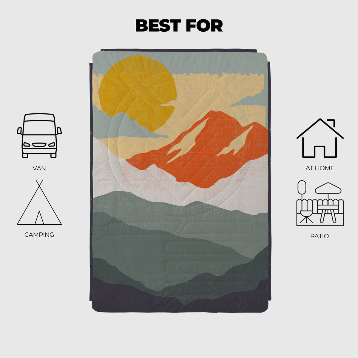CloudTouch Blanket Voited V2502BLCTCNMN Blankets One Size / Nomadnext