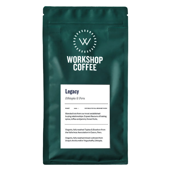 Legacy | Whole Bean Coffee | 250g Workshop Coffee LEGACY-250 Coffee Beans 250g / N/A