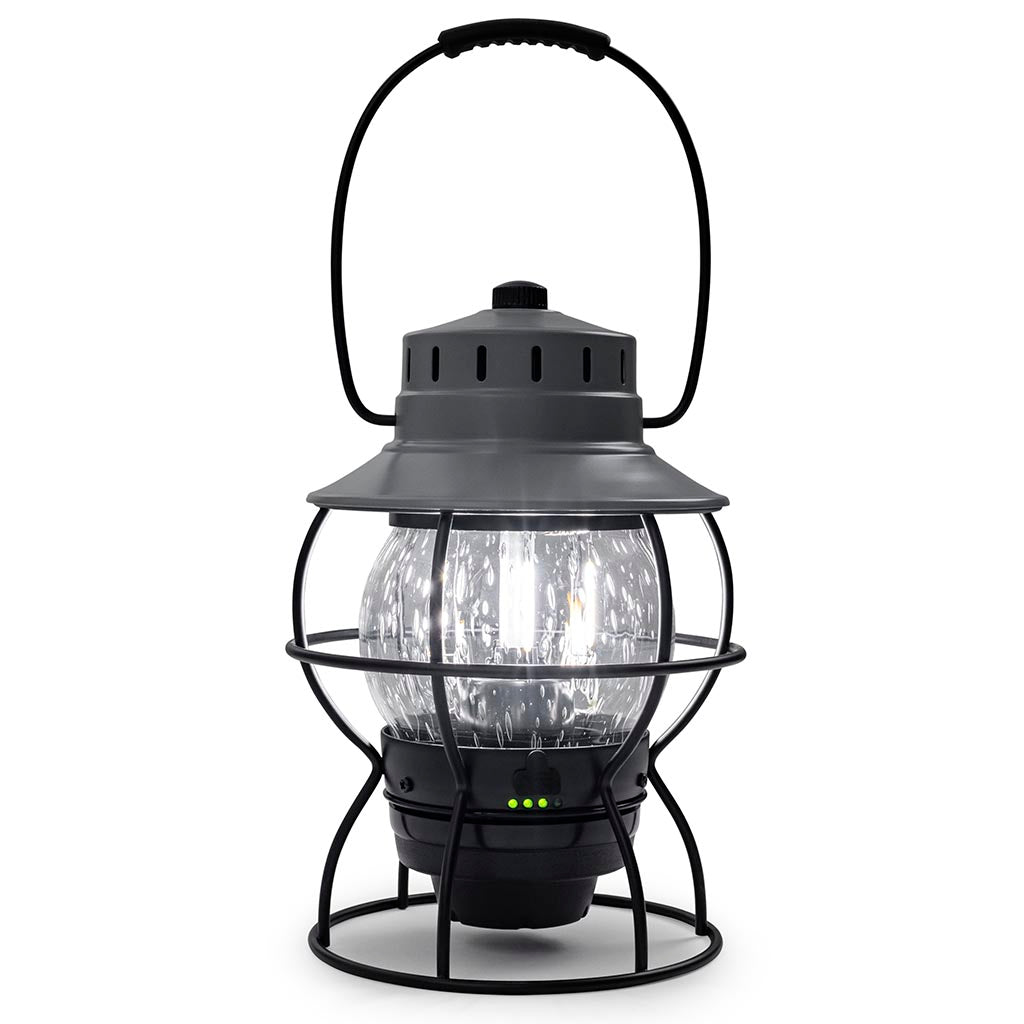 Railroad Lantern Barebones Living LIV-282 Lanterns One Size / Slate Grey