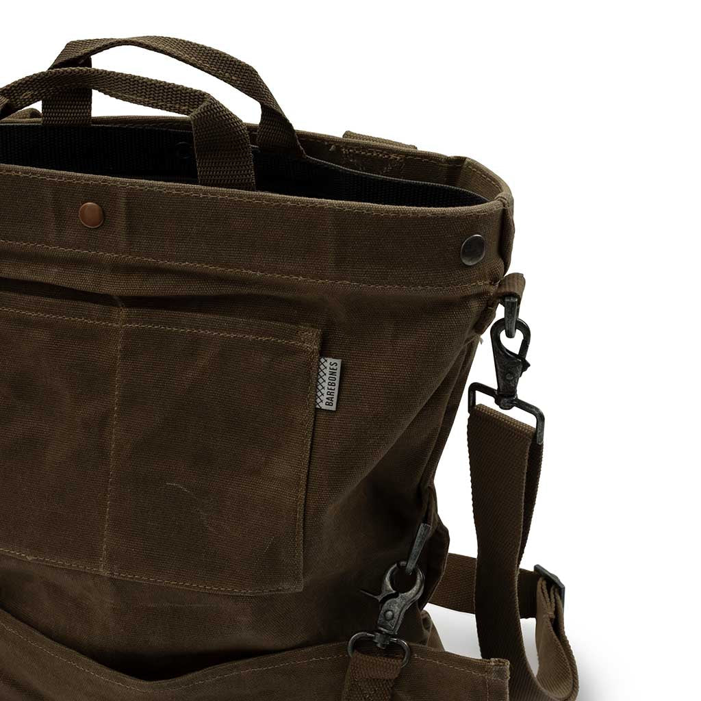Waxed Canvas Gathering Bag Barebones Living GDN-069 Gathering Bags One Size / Dark Khaki