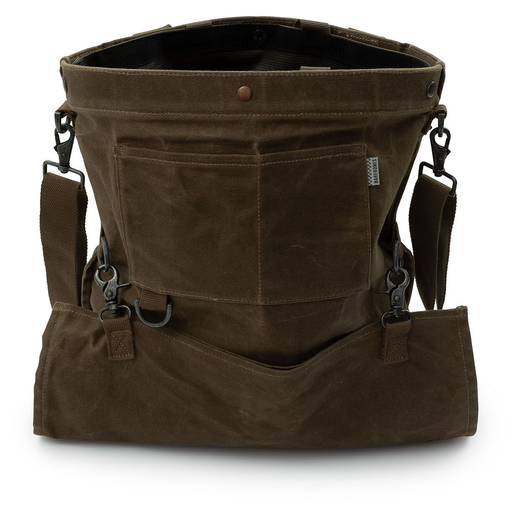 Waxed Canvas Gathering Bag Barebones Living GDN-069 Gathering Bags One Size / Dark Khaki