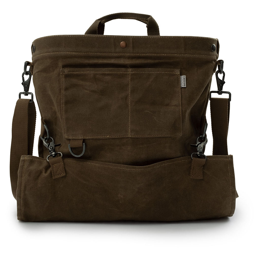 Waxed Canvas Gathering Bag Barebones Living GDN-069 Gathering Bags One Size / Dark Khaki