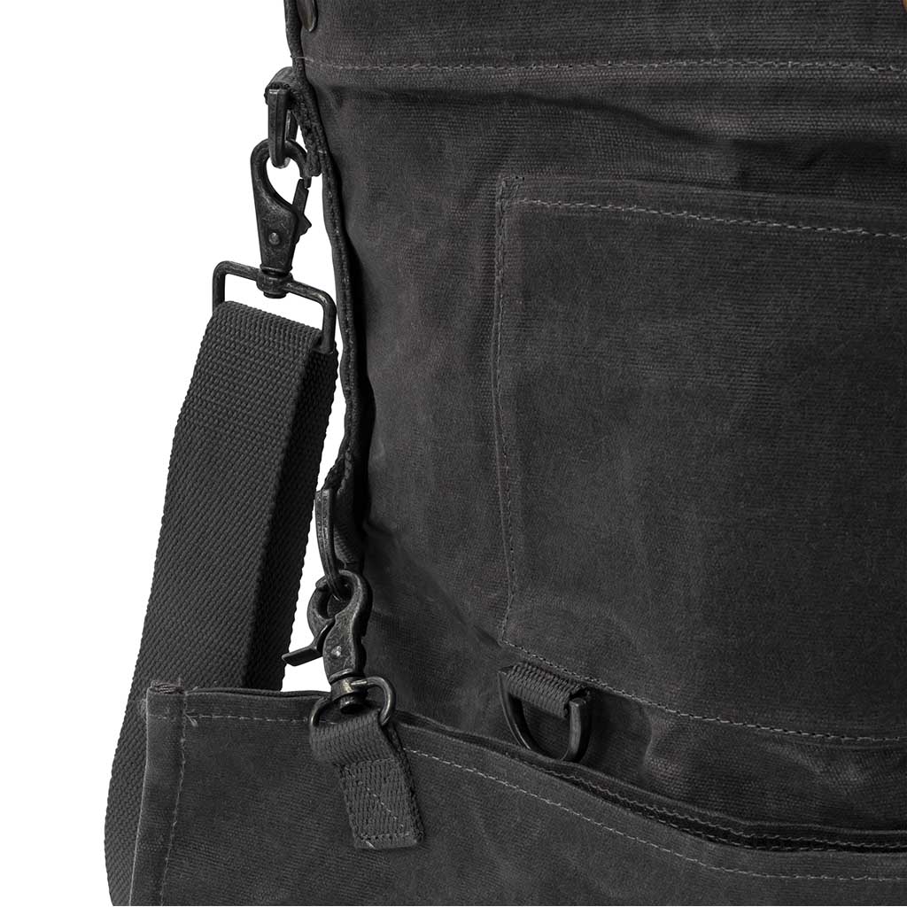 Waxed Canvas Gathering Bag Barebones Living GDN-068 Gathering Bags One Size / Slate Grey
