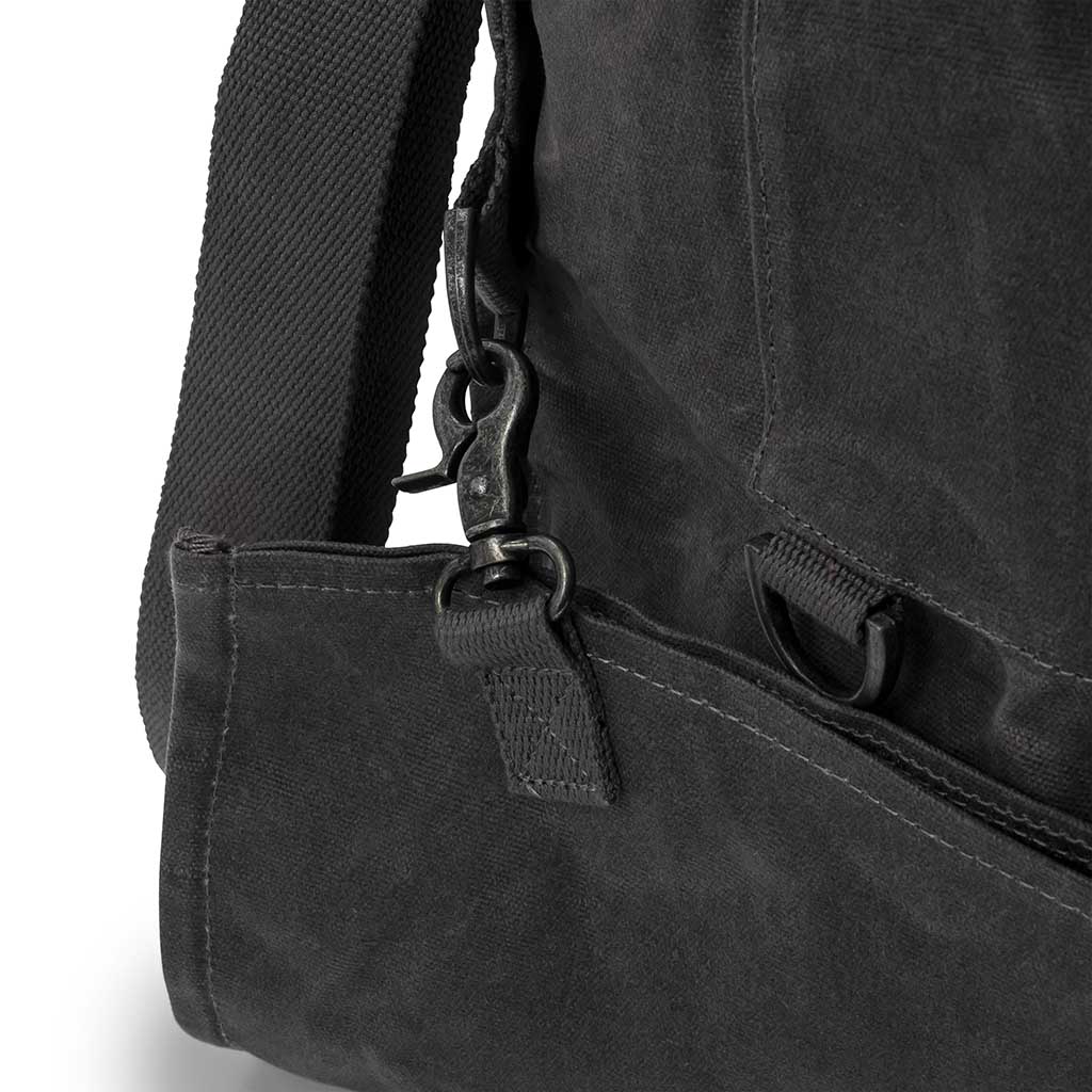 Waxed Canvas Gathering Bag Barebones Living GDN-068 Gathering Bags One Size / Slate Grey