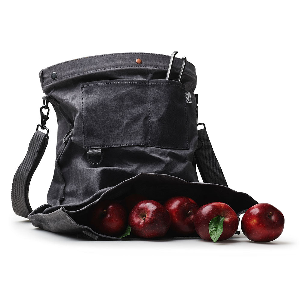 Waxed Canvas Gathering Bag Barebones Living GDN-068 Gathering Bags One Size / Slate Grey