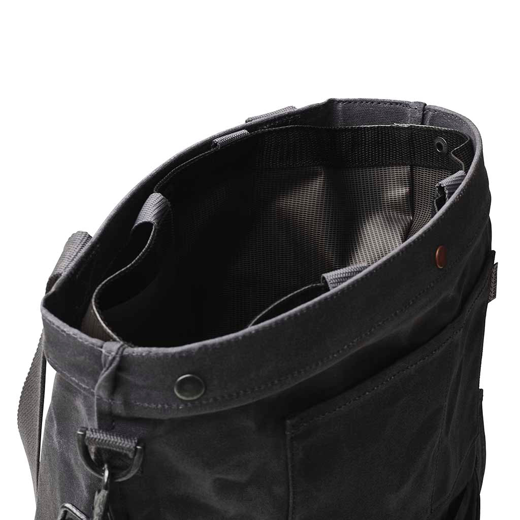 Waxed Canvas Gathering Bag Barebones Living GDN-068 Gathering Bags One Size / Slate Grey