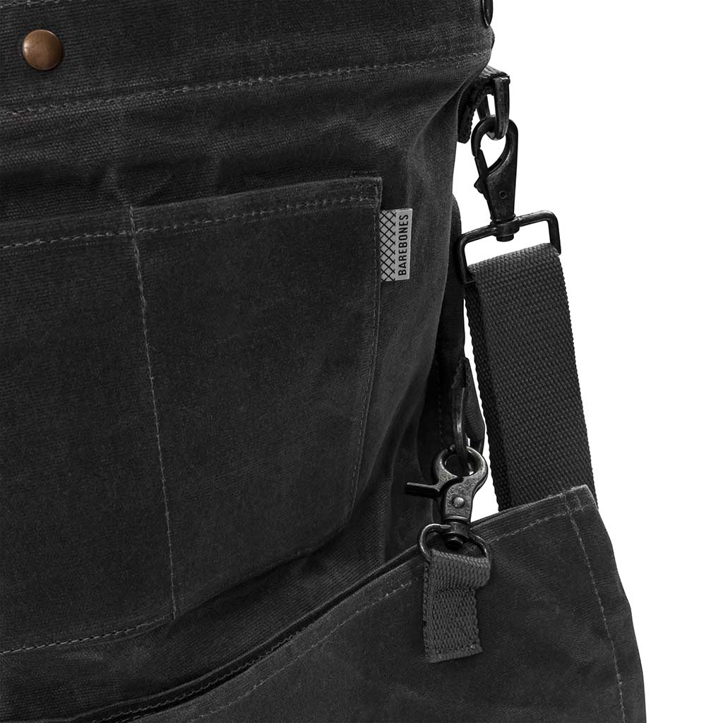 Waxed Canvas Gathering Bag Barebones Living GDN-068 Gathering Bags One Size / Slate Grey