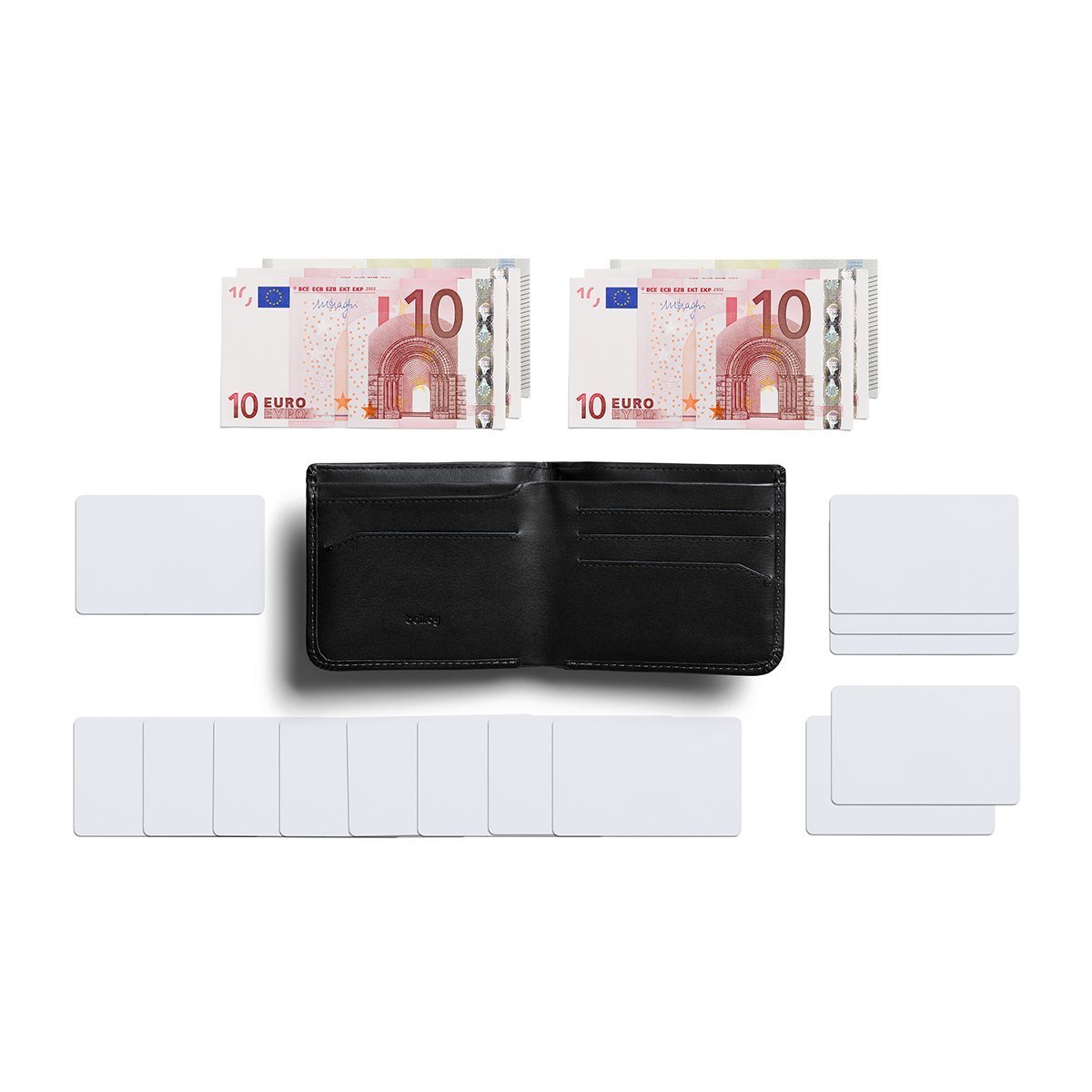 Hide & Seek Wallet - RFID Bellroy WHSE-BLK-301 Wallets One Size / Black