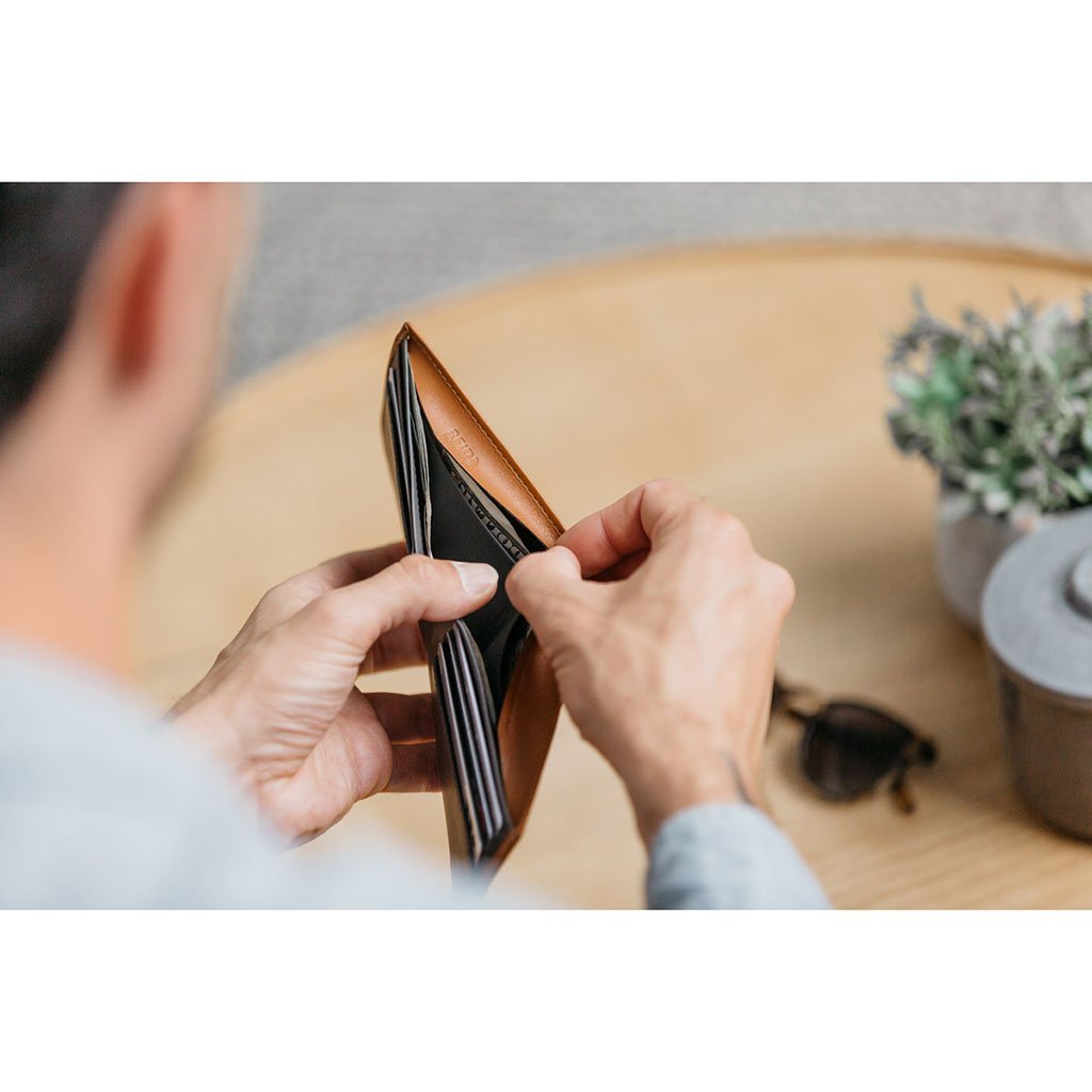 Hide & Seek Wallet - RFID Bellroy WHSE-CAR-301 Wallets One Size / Caramel