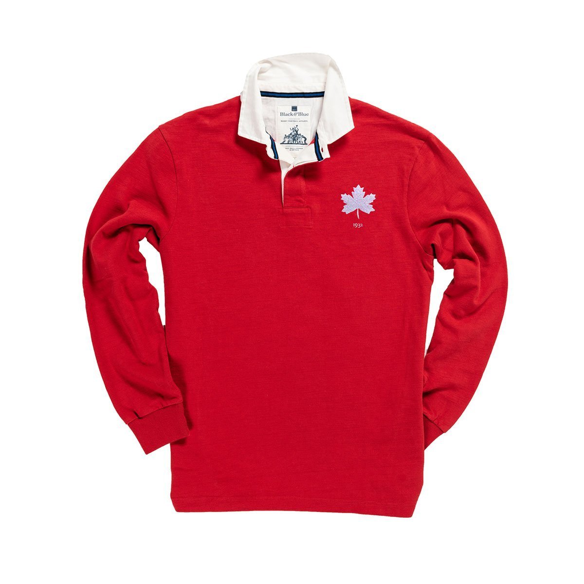 Canada 1932 Rugby Shirt Black &amp; Blue 1871 Shirts - Rugby Shirts