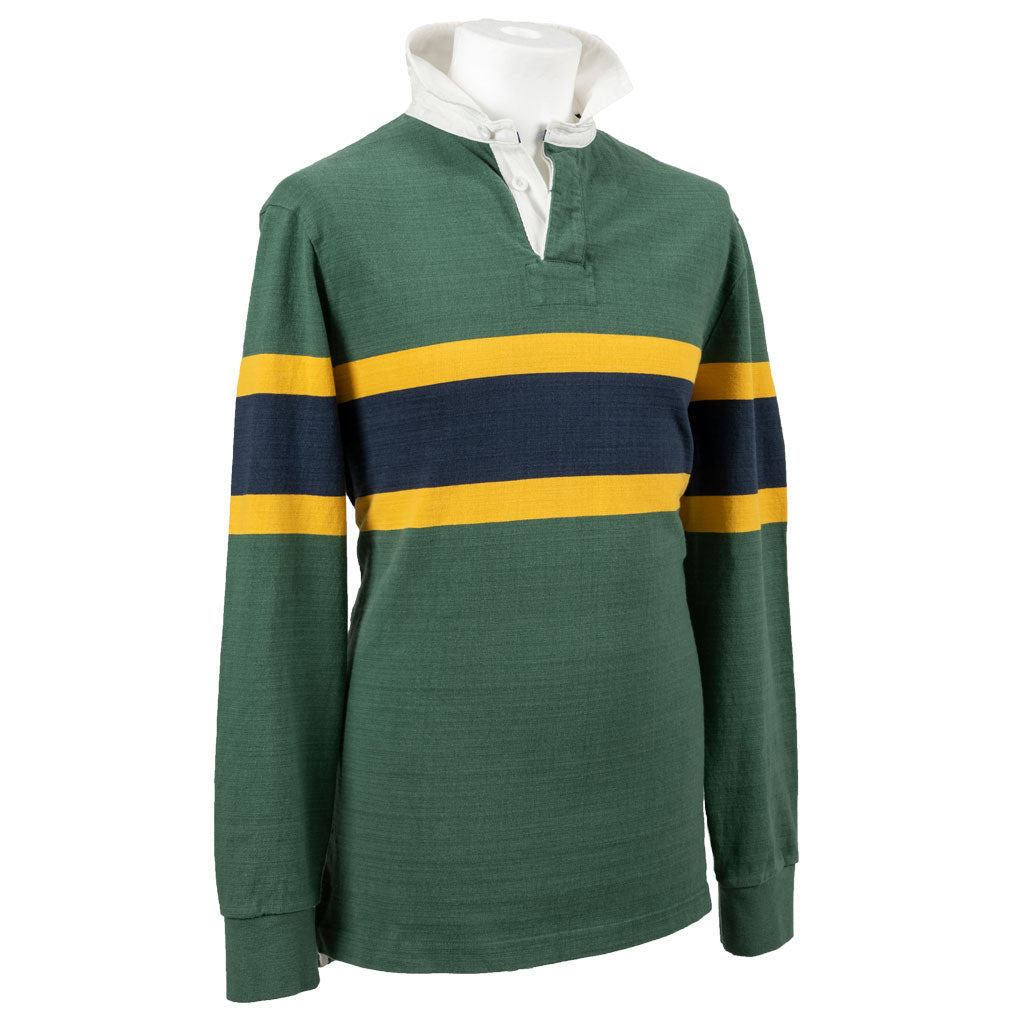 Outdoor Heritage Rugby Shirt Black & Blue 1871 Rugby Shirts