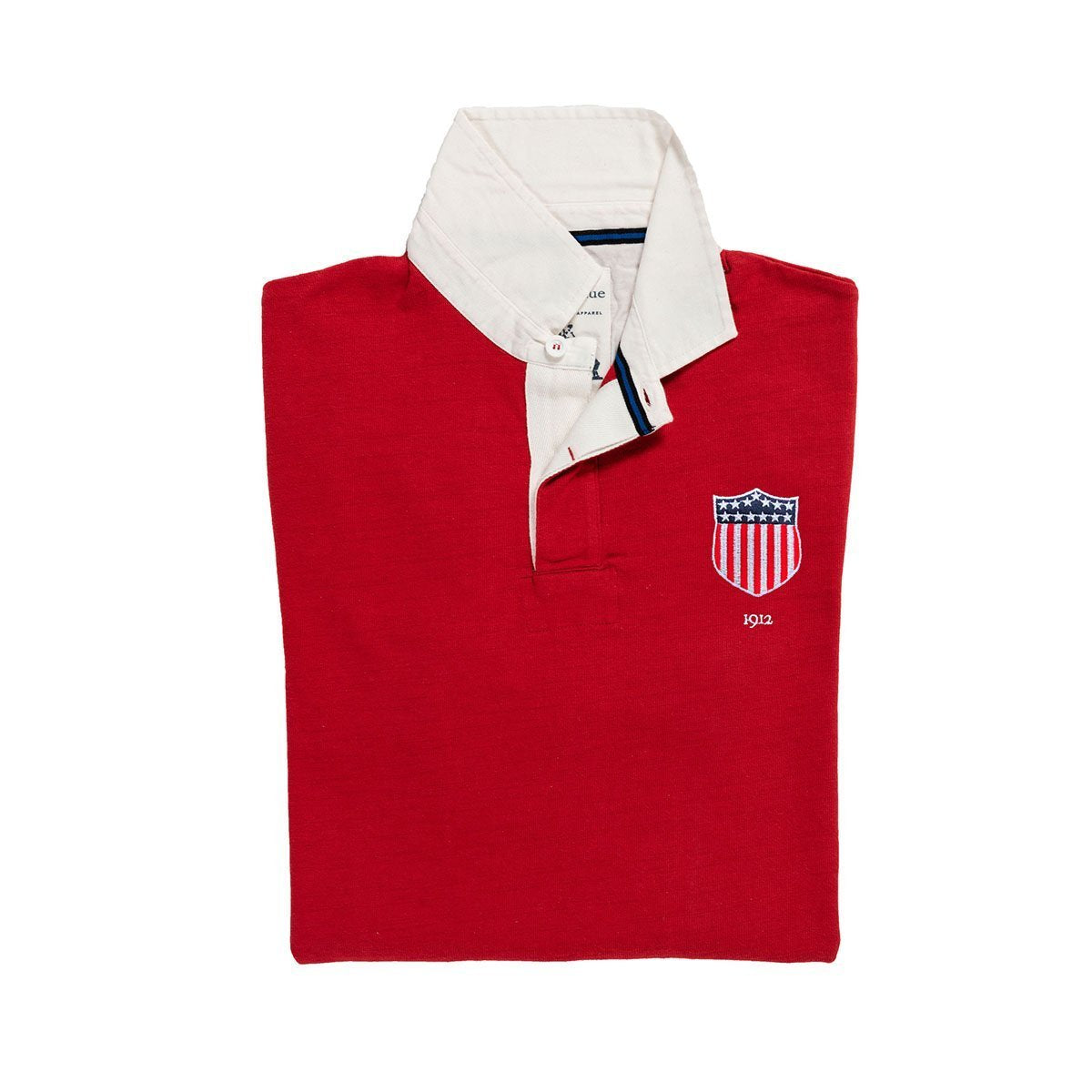 USA 1912 Limited Edition Rugby Shirt Black & Blue 1871 Shirts - Rugby Shirts