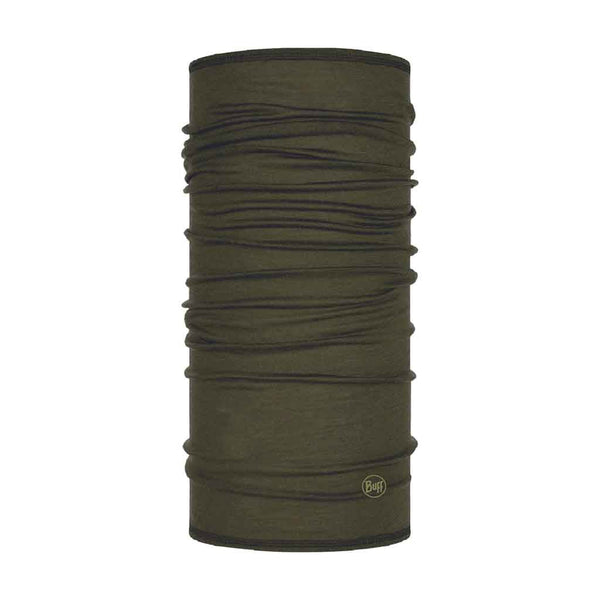 Merino Lightweight BUFF 113010.843 Neck Gaiters One Size / Solid Bark