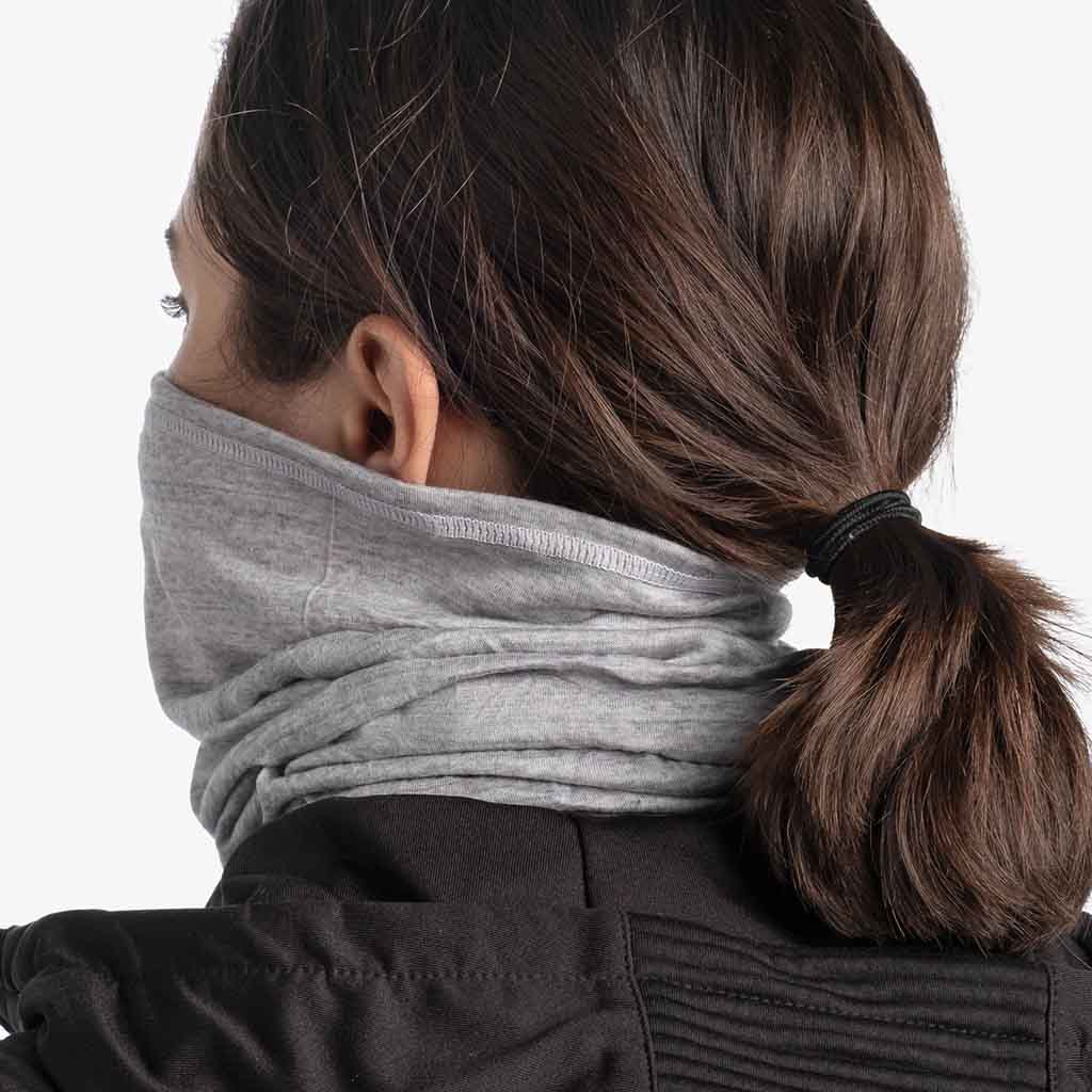 Merino Lightweight BUFF 113010.933 Neck Gaiters One Size / Solid Light Grey
